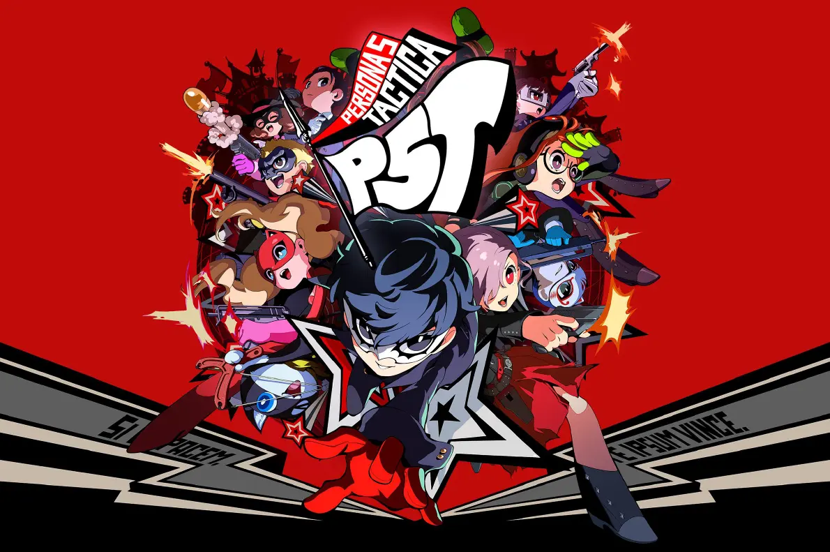 Persona 5 Tactica creative campaign artwork showcasing tactical gameplay elements